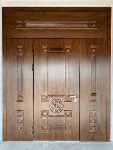 Нестандартная дверь с МДФ